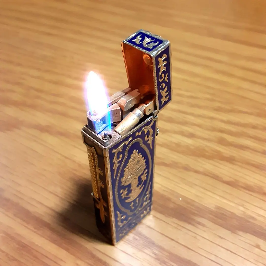 ダンヒルライター　ヴィンテージ　ロイキング 750 18K ガスライター dunhill ダンヒル RoyKing ロイキング