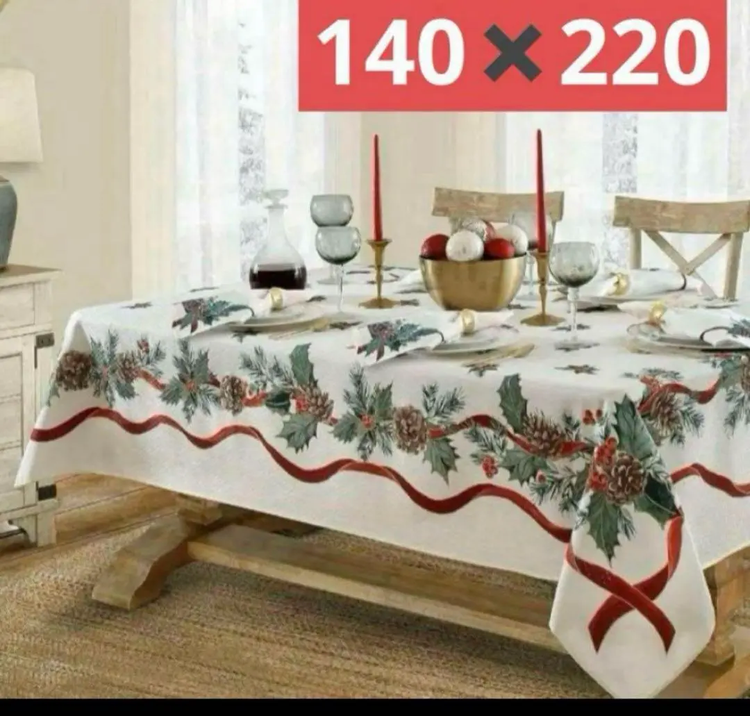 聖誕節 桌布 派對 140×220 聖誕派對 的縮圖