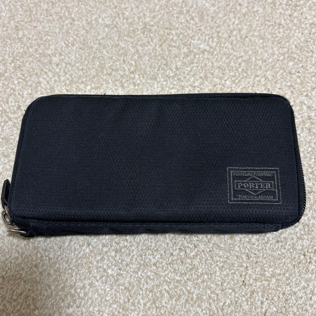 Thumbnail of PORTER DILL Long Wallet Black Dill Porter Wallet Black