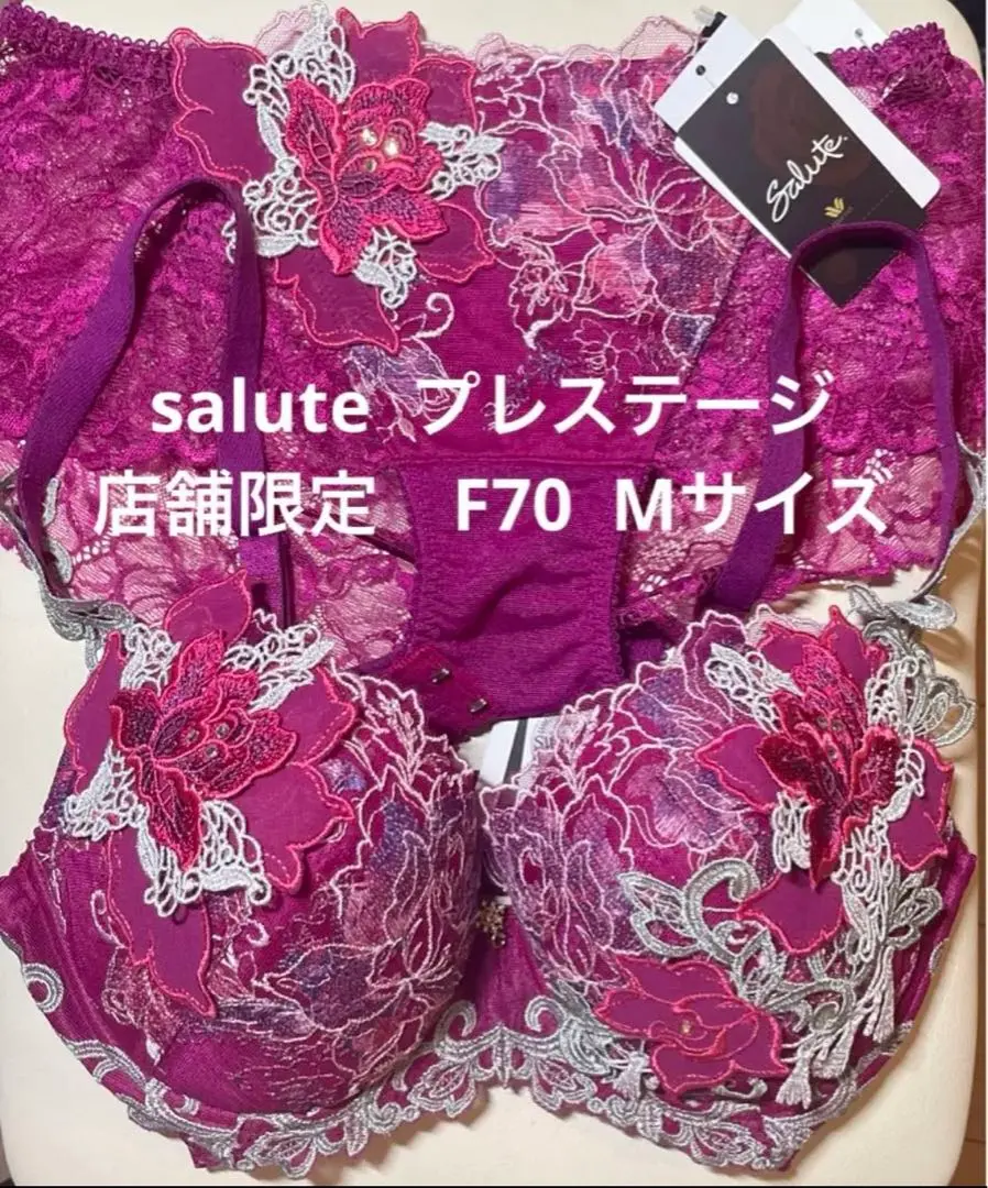 日本全国送料無料商品人気ランキング クリスマスサルートプレステージ店舗限定アテナブラジャーF70 M 下着・アンダーウェア
