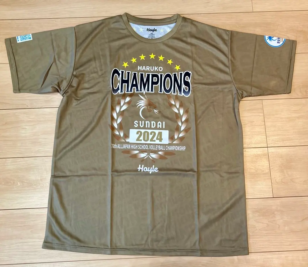 ☆新品未使用☆2025 春高バレー Tシャツ Mサイズ 未使用！2025年、春の高校バレー春高Tシャツ、XO ブラック 国体