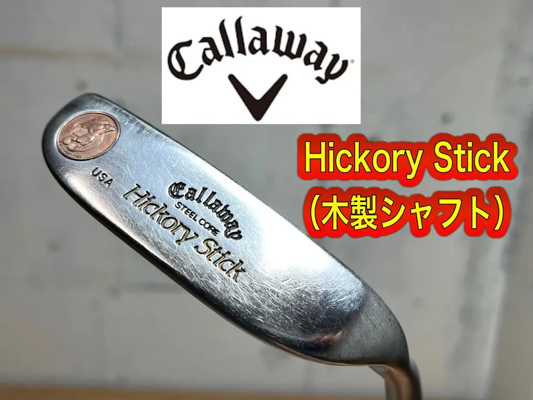 Callaway - キャロウェイ　ミルドフェース　MF-1 Hickory Stick Callaway Milled Face MF-1 Putter with Hickory Stick Shaft 33