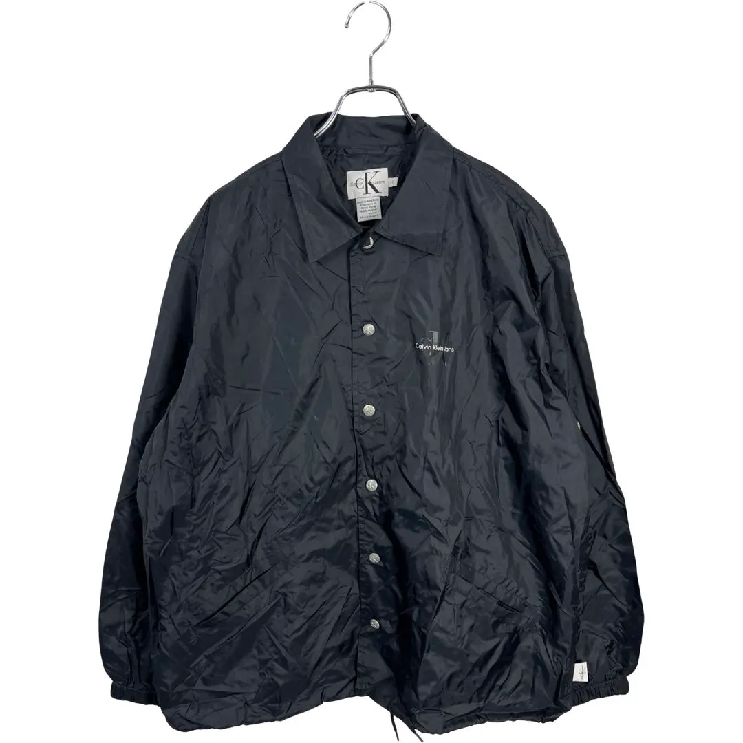 Thumbnail of Calvin Klein CK Black Nylon Jacket Coach Jacket Men's