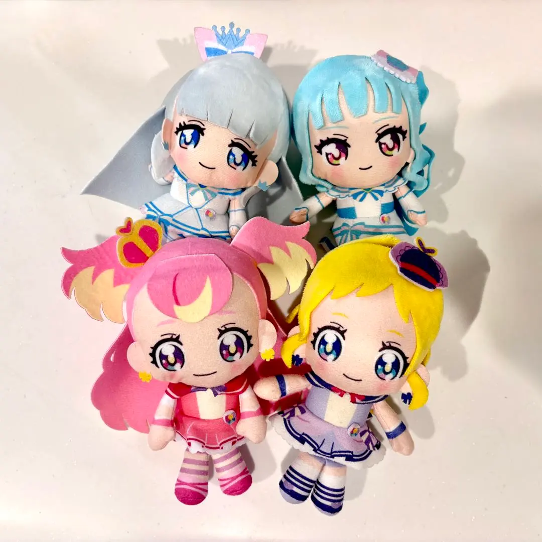 Thumbnail of Wonderful Precure! Korotto Marumaru Puri Face Plushie 4-Piece Set
