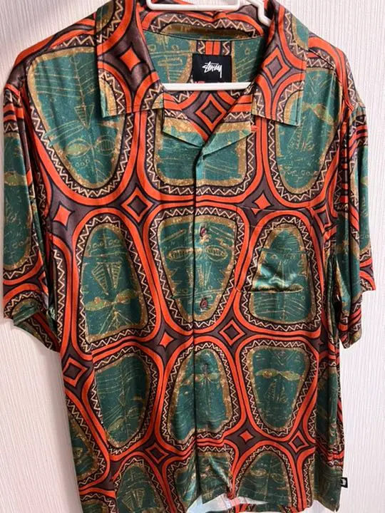 o*g様 stussy ゾウリムシ柄 アロハシャツ Lサイズ o*g様 stussy ゾウリムシ柄 アロハシャツ Lサイズ - メルカリ