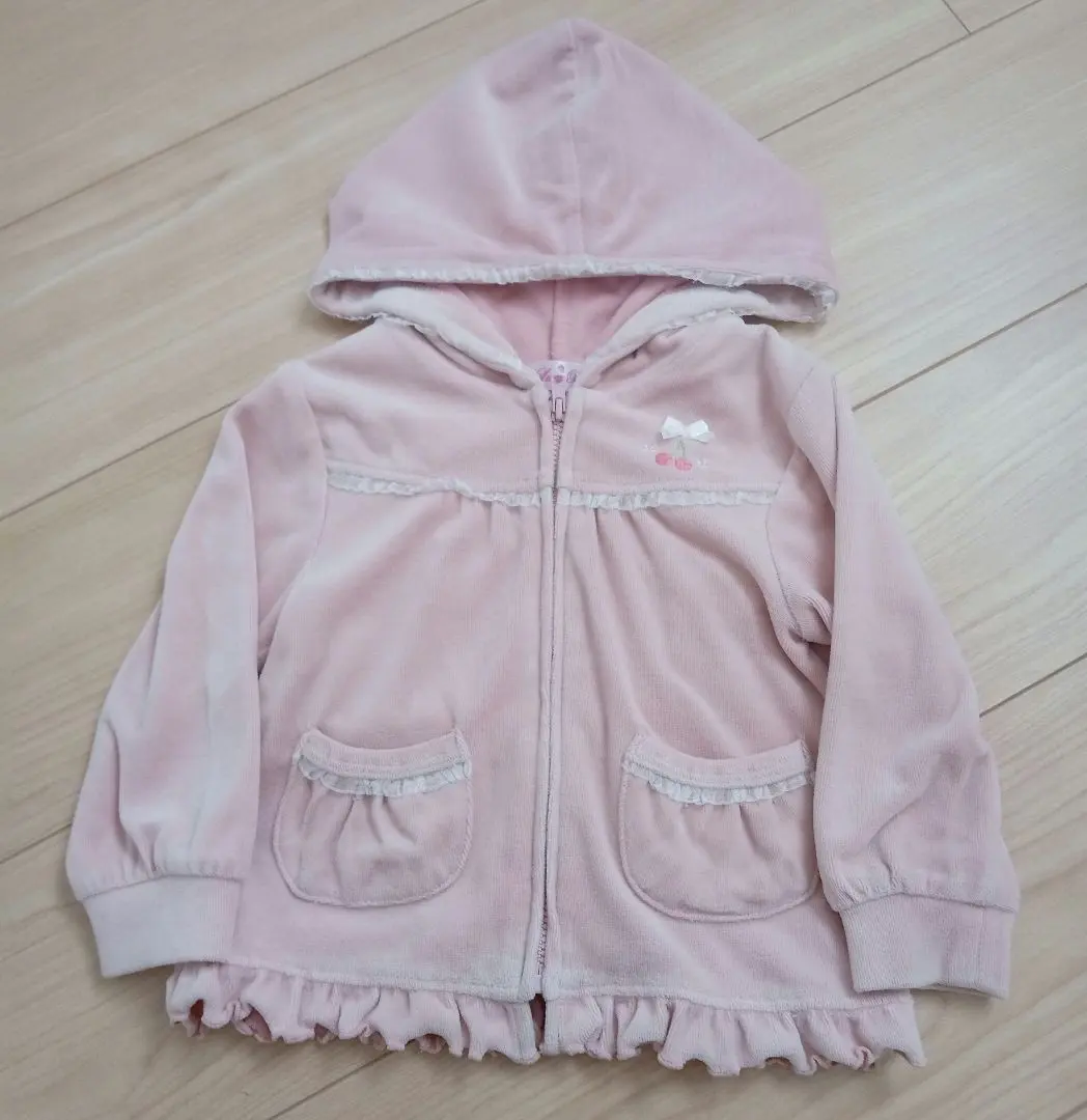 Thumbnail of Motherways Pink Hoodie with Frills, 90cm