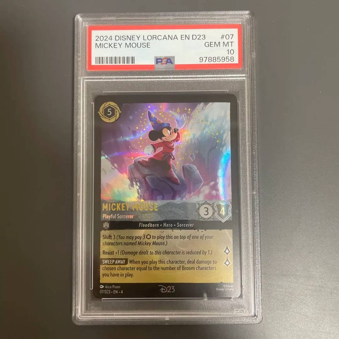 PSA10 ディズニー LORCANA ロルカナ ミッキーマウス 日本語
