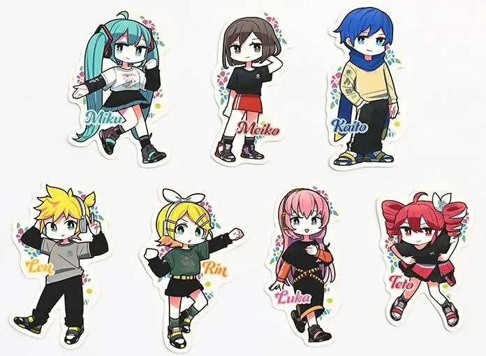 ボカロ UTAU 特典 ラバスト ステッカー 初音ミクシンフォニー 重音テト ボカロ UTAU 特典 ラバスト ステッカー 初音ミクシンフォニー