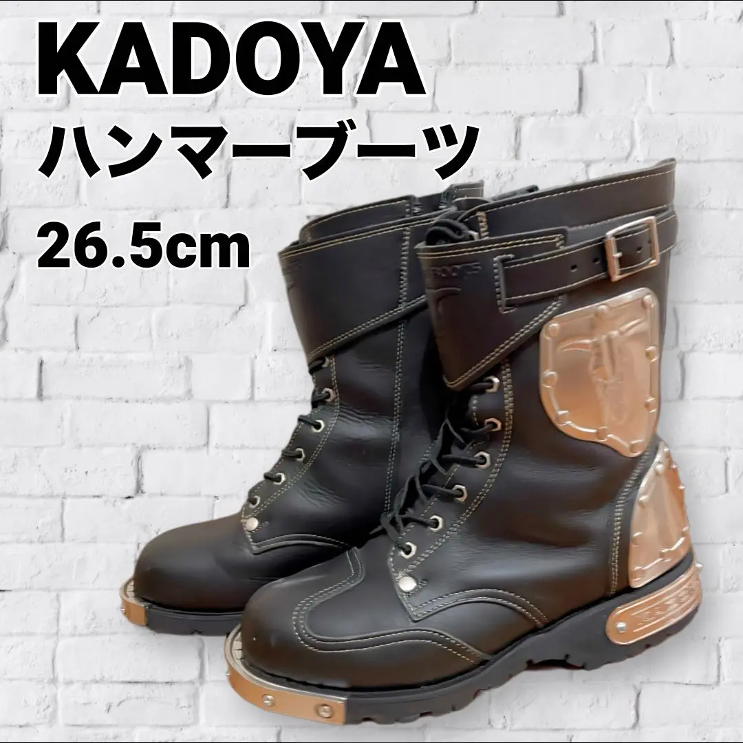★早い者勝ち　セール中！KADOYA ハンマーブーツ28か28.5cm！綺麗！ ☆早い者勝ち セール中！KADOYA ハンマーブーツ28か28.5cm！綺麗