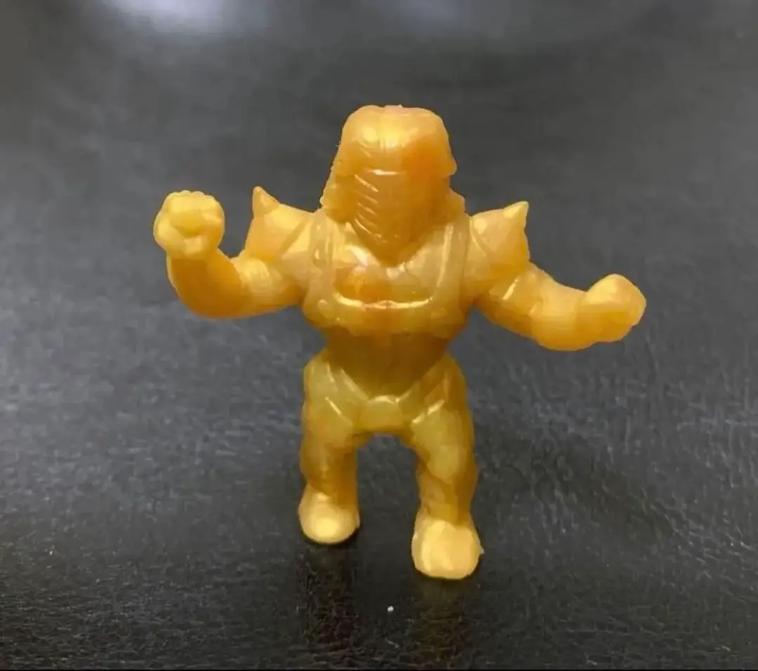 Thumbnail of Kinnikuman Keshi (eraser) - Heavy Metal - Chubby - Bootleg - Gold - Vintage - Shōwa Retro