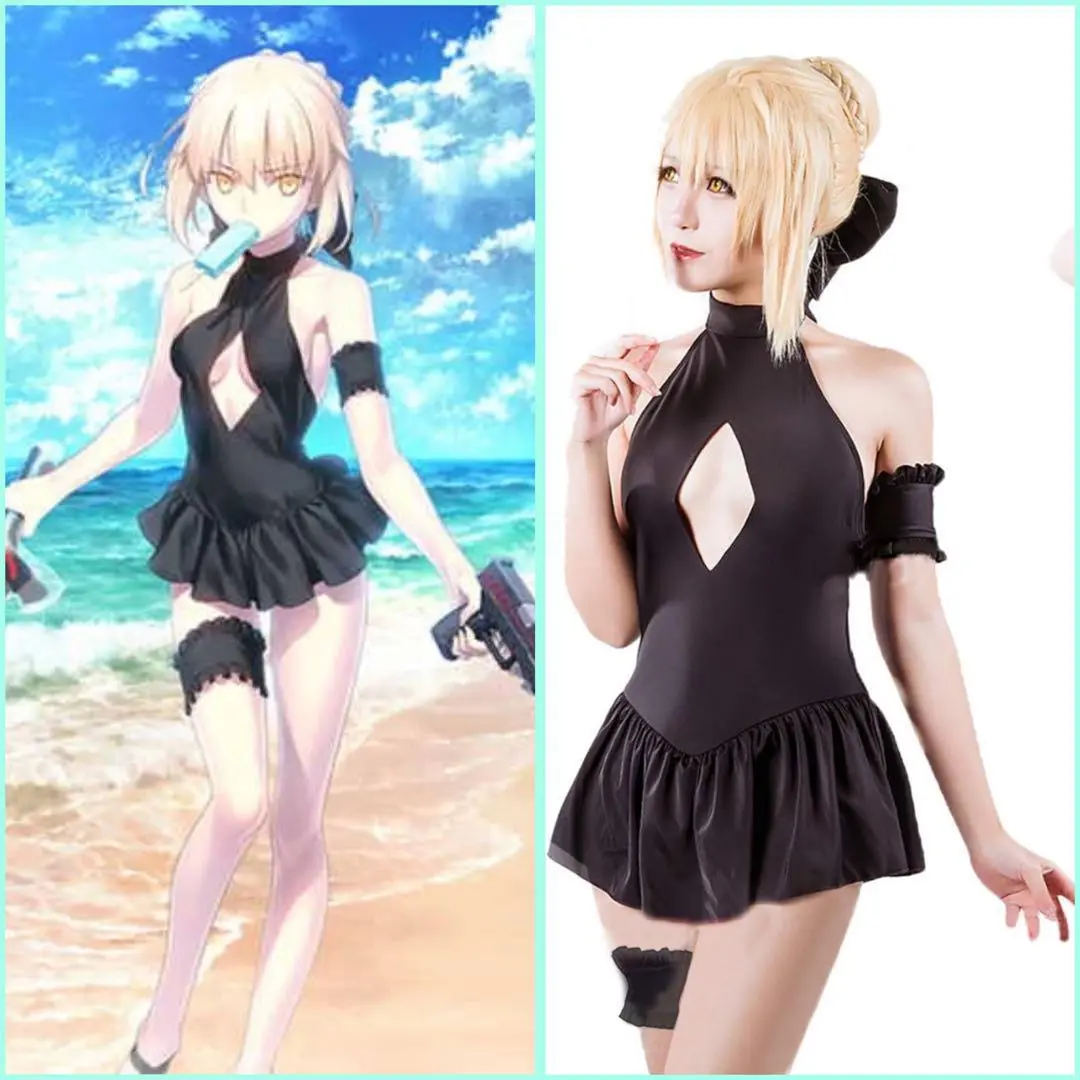 FGO サーヴァント コスプレ 衣装 セクシー ランジェリー セットウィッグ付 FGO エレシュキガル ブラジャー コスプレ衣装 『Fate/Grand