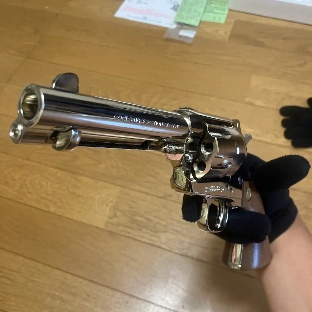 タナカ／S.A.A ニッケルジュピター＋木製グリップ（デタッチャブル） タナカ／S.A.A ニッケルジュピター＋木製グリップ