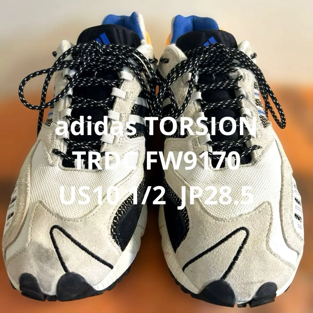 送料込 adidas TORSION TRDC 白/青/黄 2025年最新】torsion trdcの人気アイテム - メルカリ