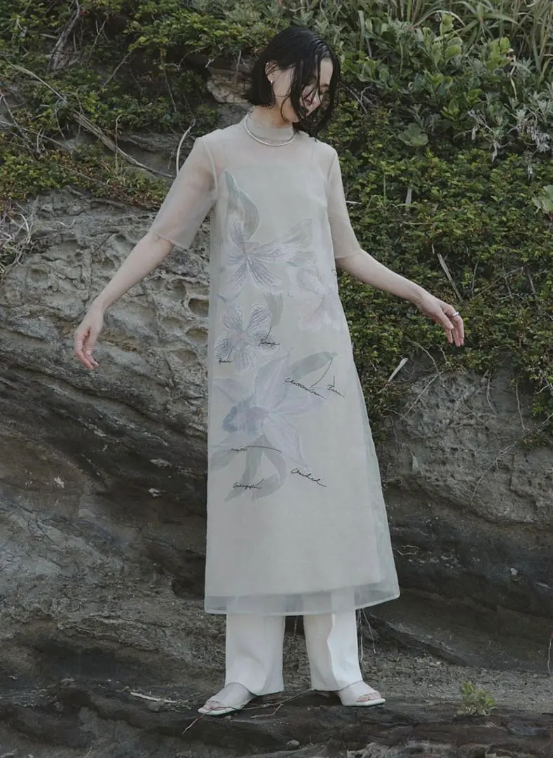 KEITAMARUYAMA×AMERI SHEER LAYERED DRESS Ameri（アメリ）の「KEITAMARUYAMA × AMERI SHEER LAYERED DRESS
