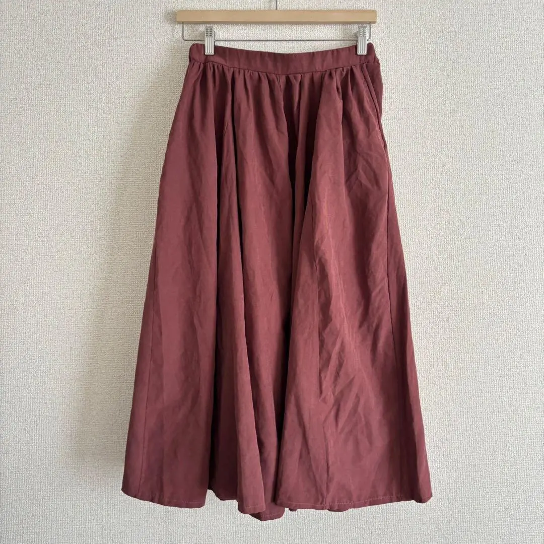 Thumbnail of Luciel Long Flare Skirt A-line Volume Maxi Length Muted Color M
