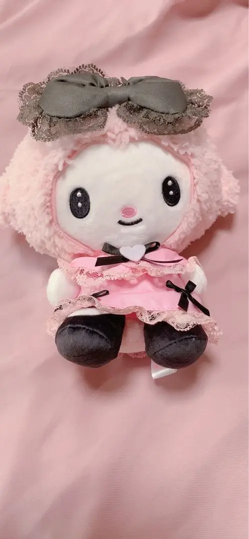 希少レア　マイメロディ　ぬいぐるみ　おめかしシリーズ　2014 レース　サンリオ 希少レア マイメロディ ぬいぐるみ おめかしシリーズ 2014