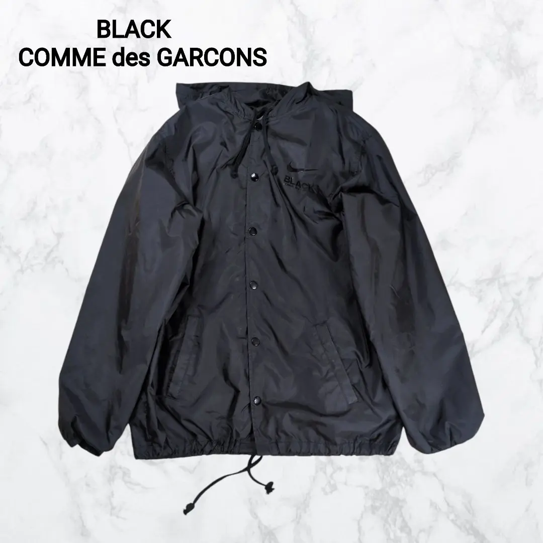 COMME des GARCONS ナイロンジャケット ブラック　黒 ✨希少✨COMME des GARCONS ナイロンジャケット ブラック 黒