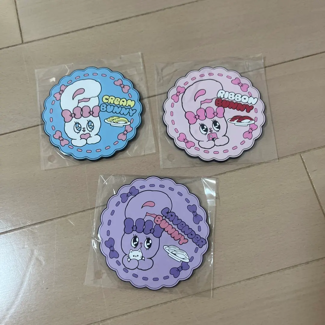 Thumbnail of Esther Bunny Kura Sushi Collaboration Coasters Set of 3