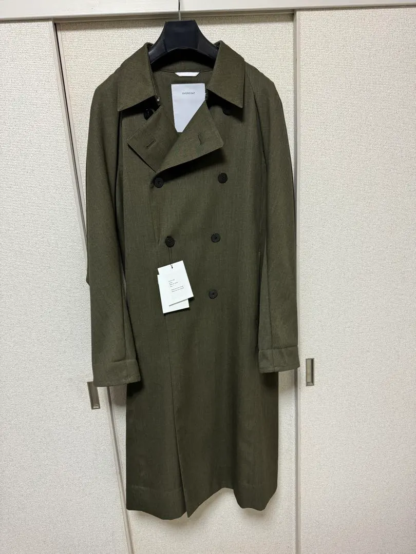 美品【OVERCOAT 】オーバーコート　トレンチコート OVERCOAT オーバーコート 大丸製作所 ウール トレンチ コート