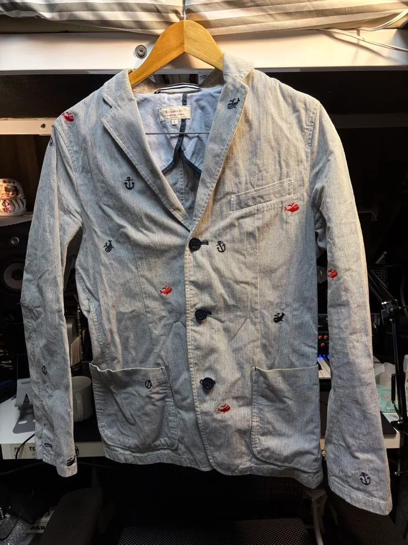 Thumbnail of Hiromichi Embroidered Tailored Jacket L Men's Outerwear Blouson