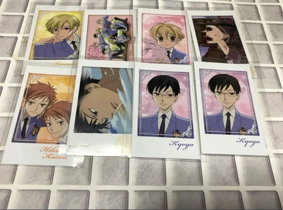 Thumbnail of Ouran High School Host Club Character Portraits: Kyoya Ootori, Haruhi Fujioka, Hikaru Hitachiin, Kaoru Hitachiin