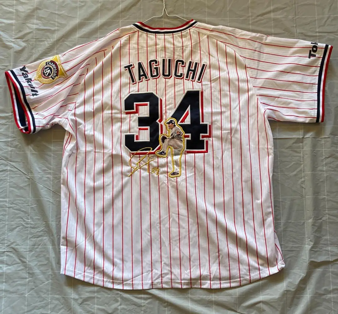 美品】田口麗斗 東京ヤクルトスワローズ 優勝記念ユニフォーム
