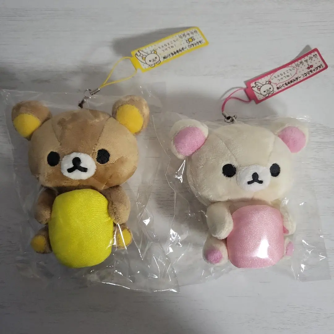 稀有 拉拉熊 玩偶 挂饰 挂带 钥匙扣 2个一套 初期 的縮圖