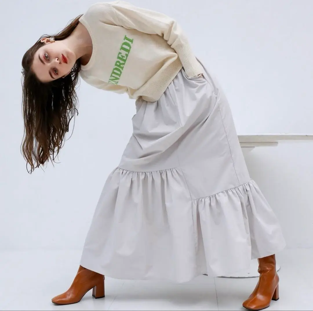 スカート Asymmetry Tiered Skirt セール】SOMETHING × FREAK'S STORE/サムシング 別注 Asymmetry