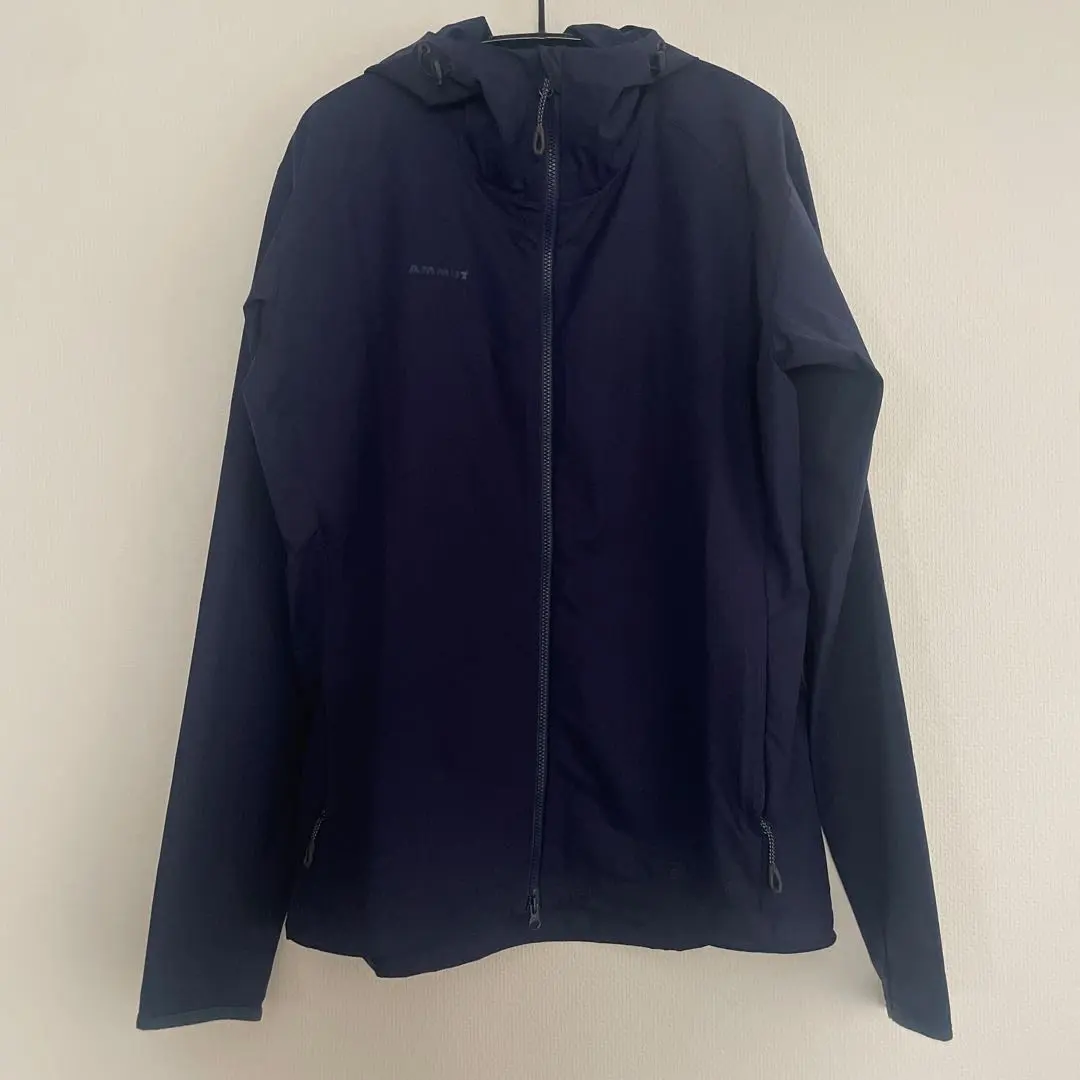 Thumbnail of MAMMUT Navy Hooded Jacket