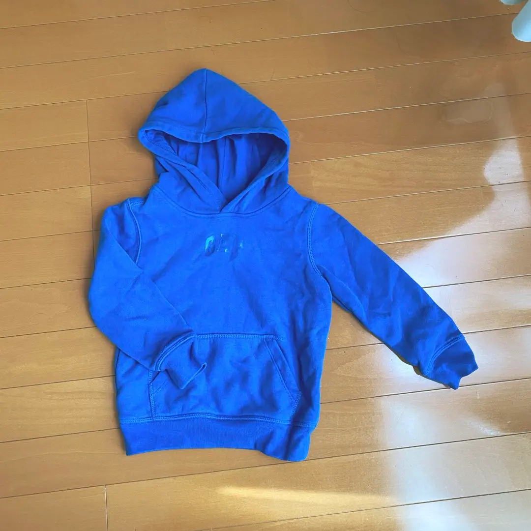 Thumbnail of Baby GAP hoodie, size 4T, blue, with boa lining
