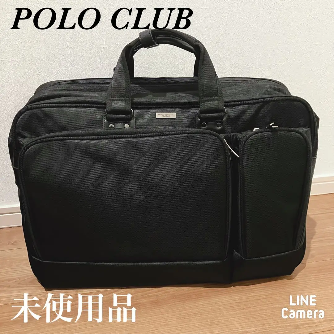 POLO CLUB 黒 レザー ボストンバッグ ショルダーストラップ付き 2025年最新】Polo Club メンズ ボストンバッグ・旅行用バッグの