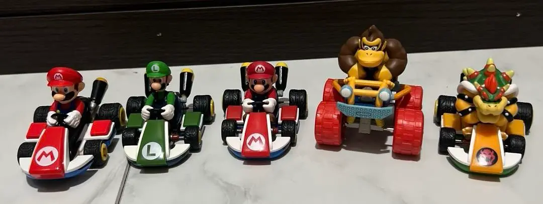 マリオカート フィギュア ９体 １９９２年 稀少 着色済 チョロＱ マリオカート フィギュア 9体 1992年 稀少 着色済 チョロQ