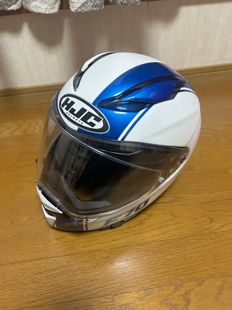 HJC F70 フルフェイスヘルメット 白/青 フルフェイスヘルメット新調しました - RE:ビビリミッター全開！