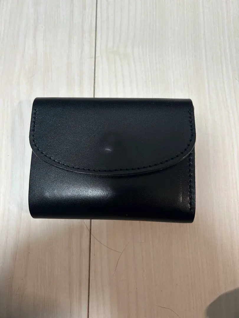 Thumbnail of Black Leather Trifold Wallet