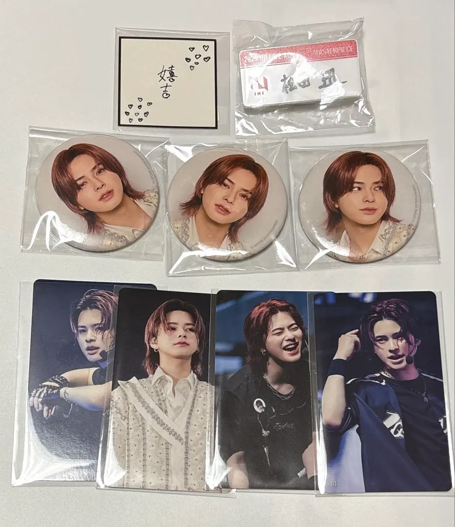 Thumbnail of Jin Matsuda Capsule Toy Nameplate Sticker Can Badge Trading Card Set of 9