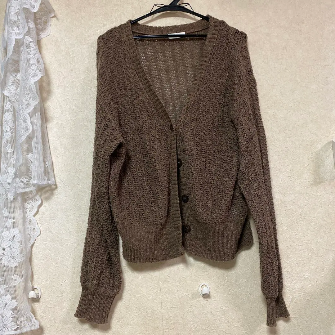 Thumbnail of earth music&ecology brown cardigan