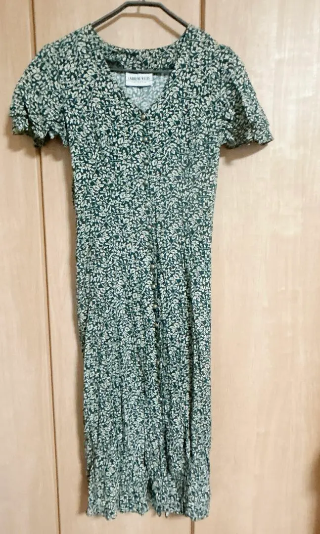 Thumbnail of One of a kind ✨ CAROLINE WELLS Floral Print Dress with Lace-up Detail