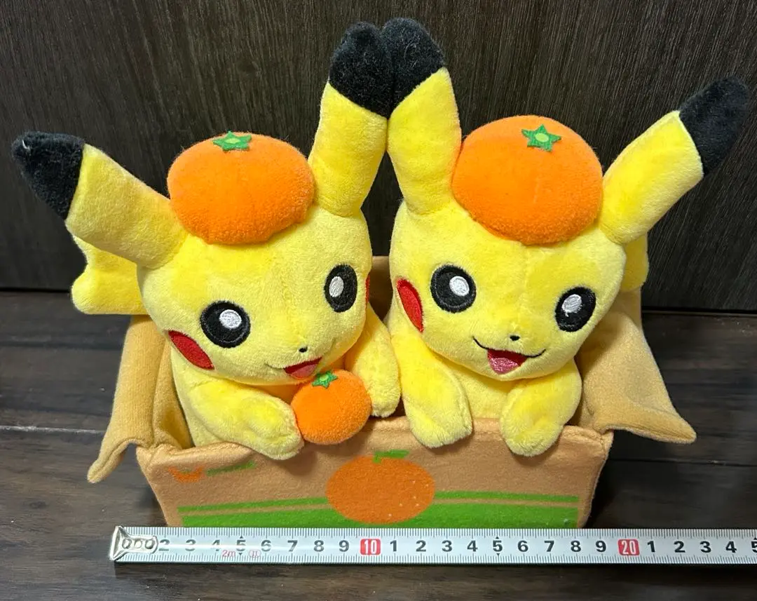 愛媛限定 ペアピカチュウ ポケモンぬいぐるみ ポケモンセンター