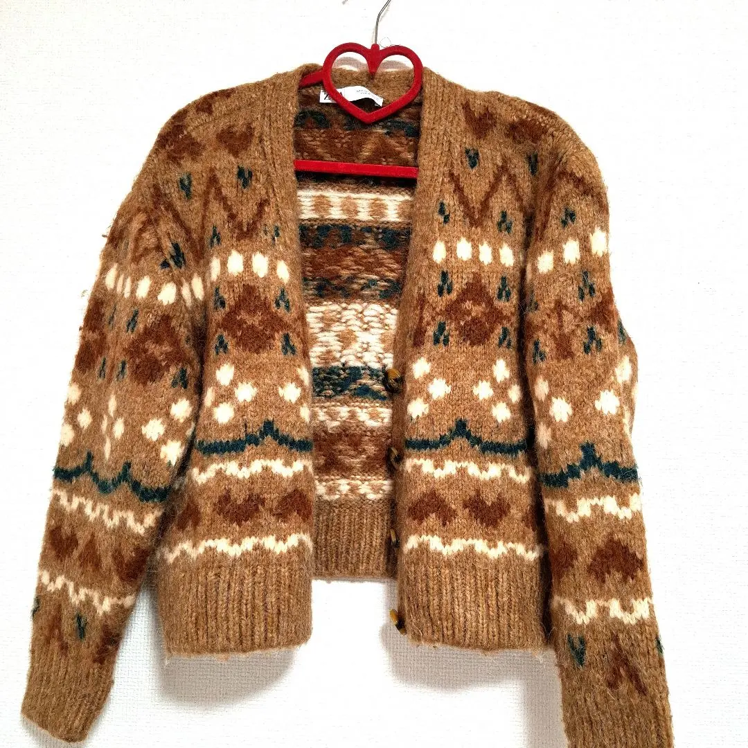 Thumbnail of ZARA short cardigan ZARA winter