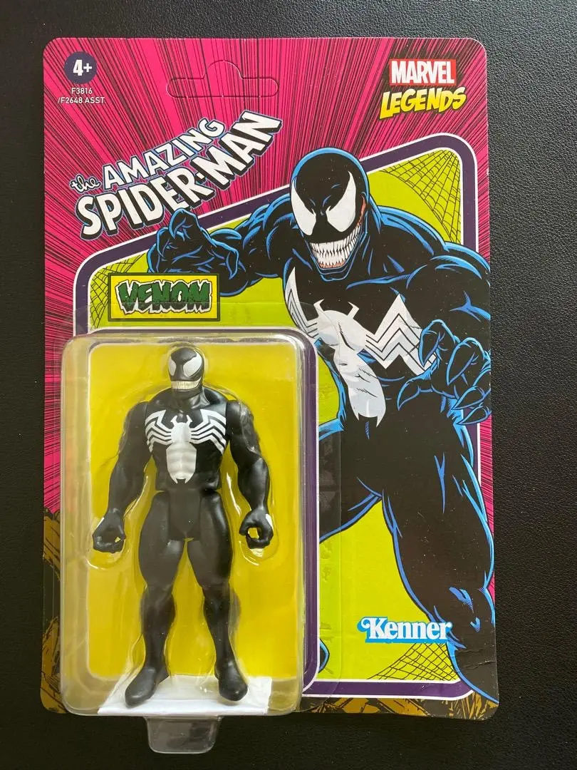 E*X様 マーベルレジェンド　レトロパッケージ　85周年　ヴェノム　箱無し Amazon.co.jp: ハズブロ スパイダーマン マーベル・レジェンド