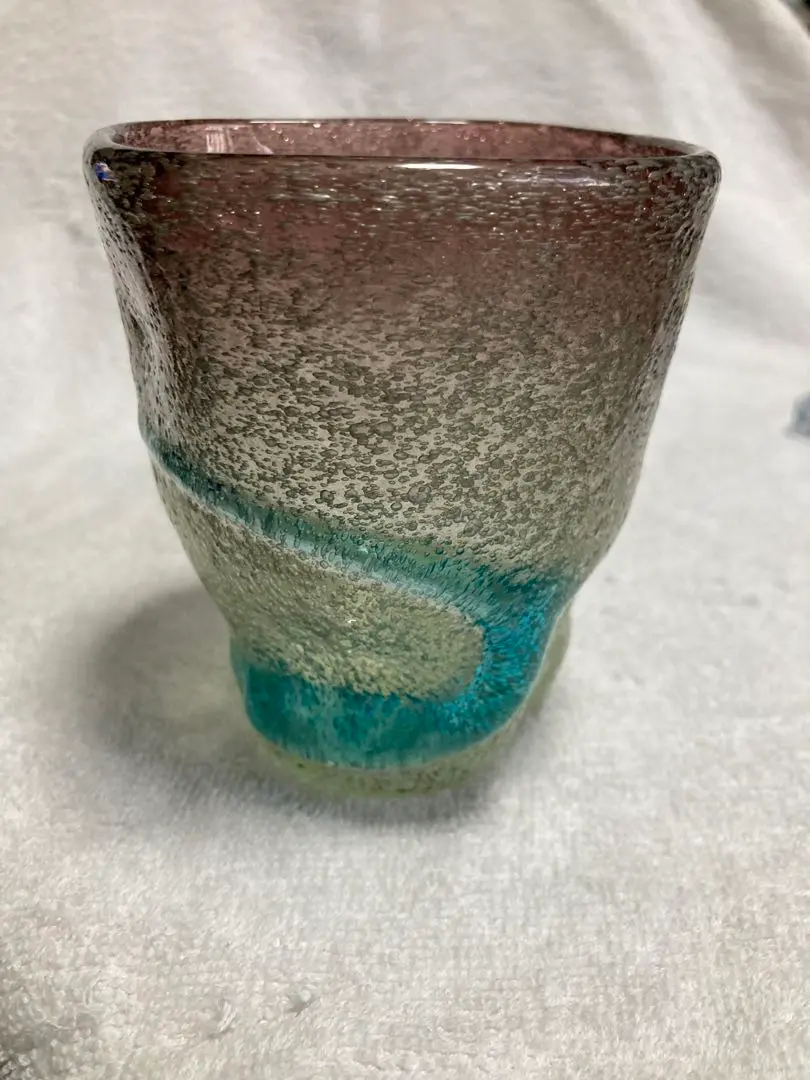 楽天市場】稲嶺盛吉(宙吹きガラス工房虹) 琉球ガラス 花入れ 白