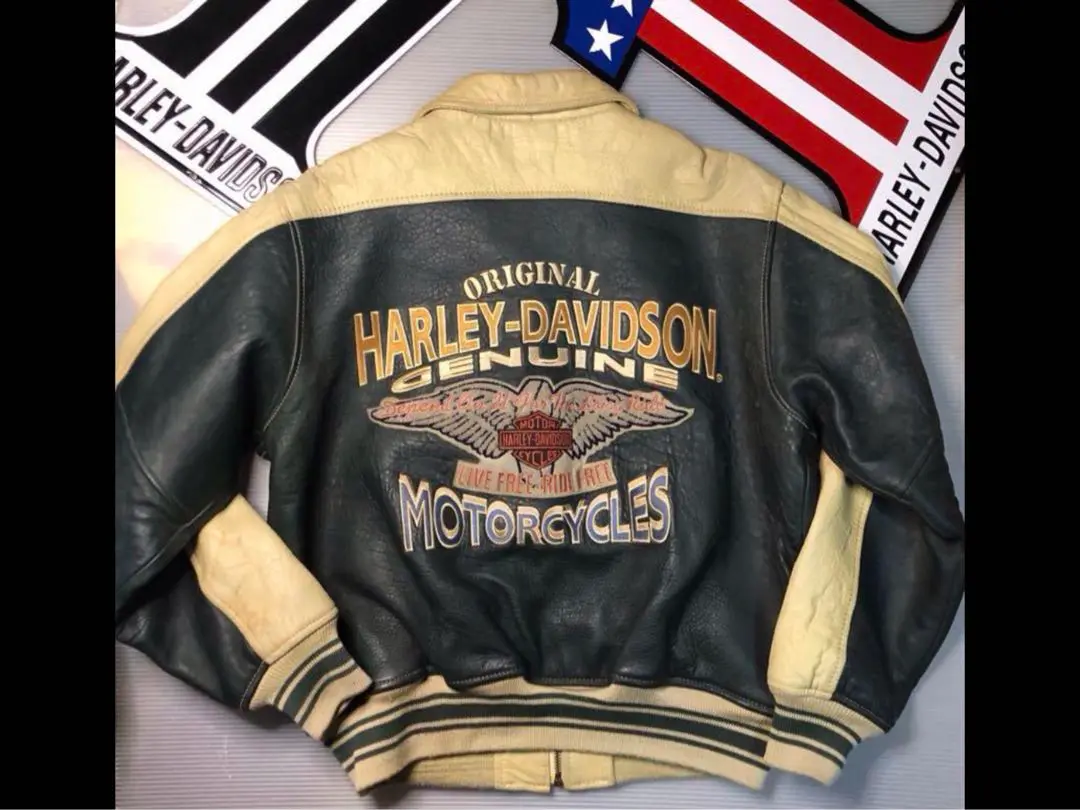 ハーレーダビッドソン　レザー　ライダース　HDC正規品　あつか Harley Davidson ハーレーダビッドソン レザージャケット