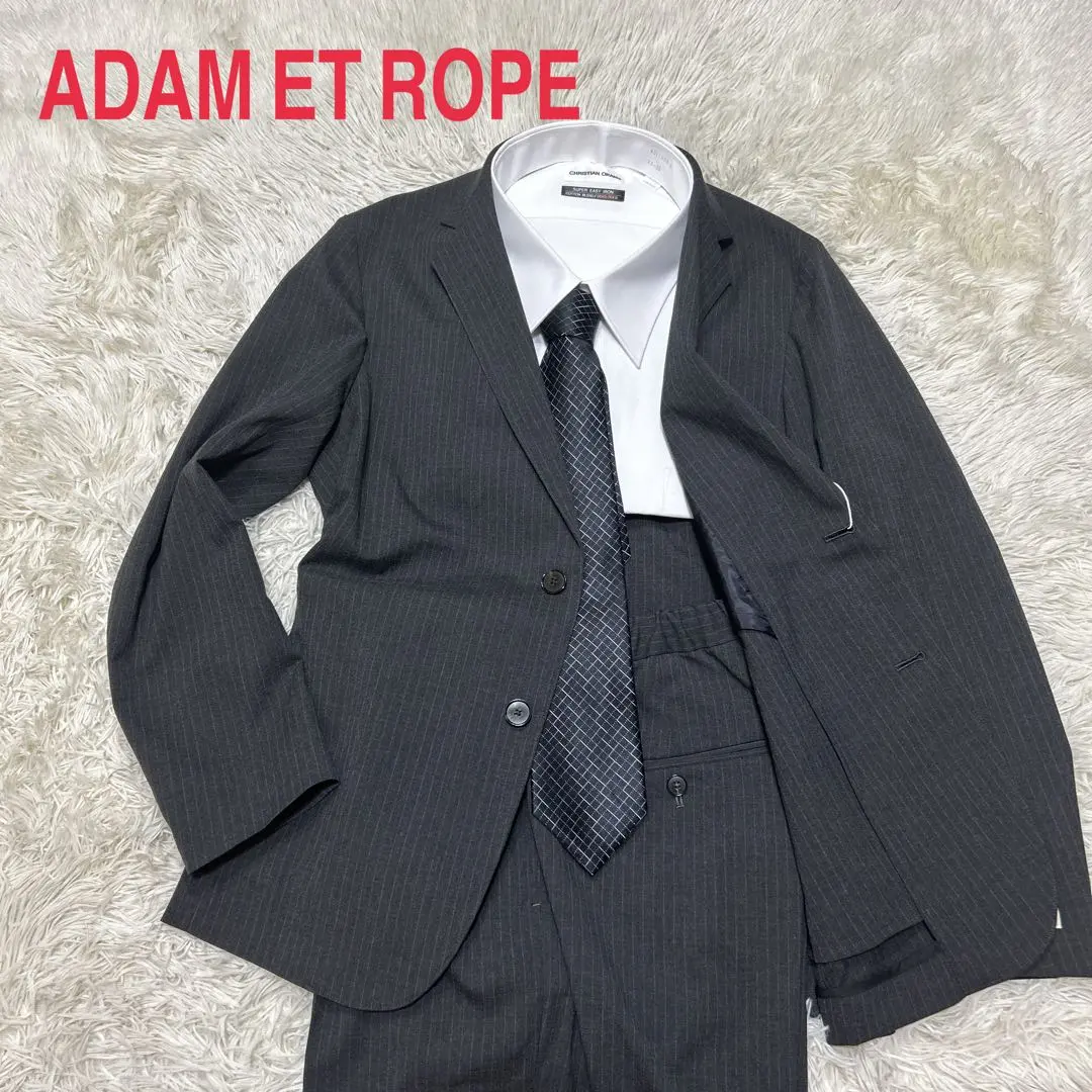 Adam et Rope' 千鳥格子柄 スーツ セットアップ アダムエロペ 美品 2025年最新】Adam et Rope' メンズ ビジネススーツの人気