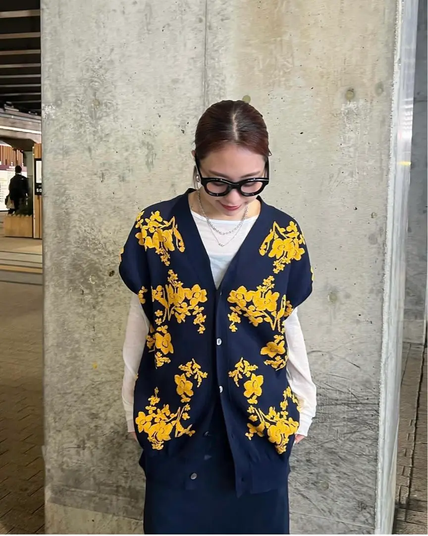 新品　MIOSMOKEY ベスト　ジレ MIOSMOKEY（MIOSMOKEY）の「【MIOSMOKEY/ミオズモーキー】STRIPE