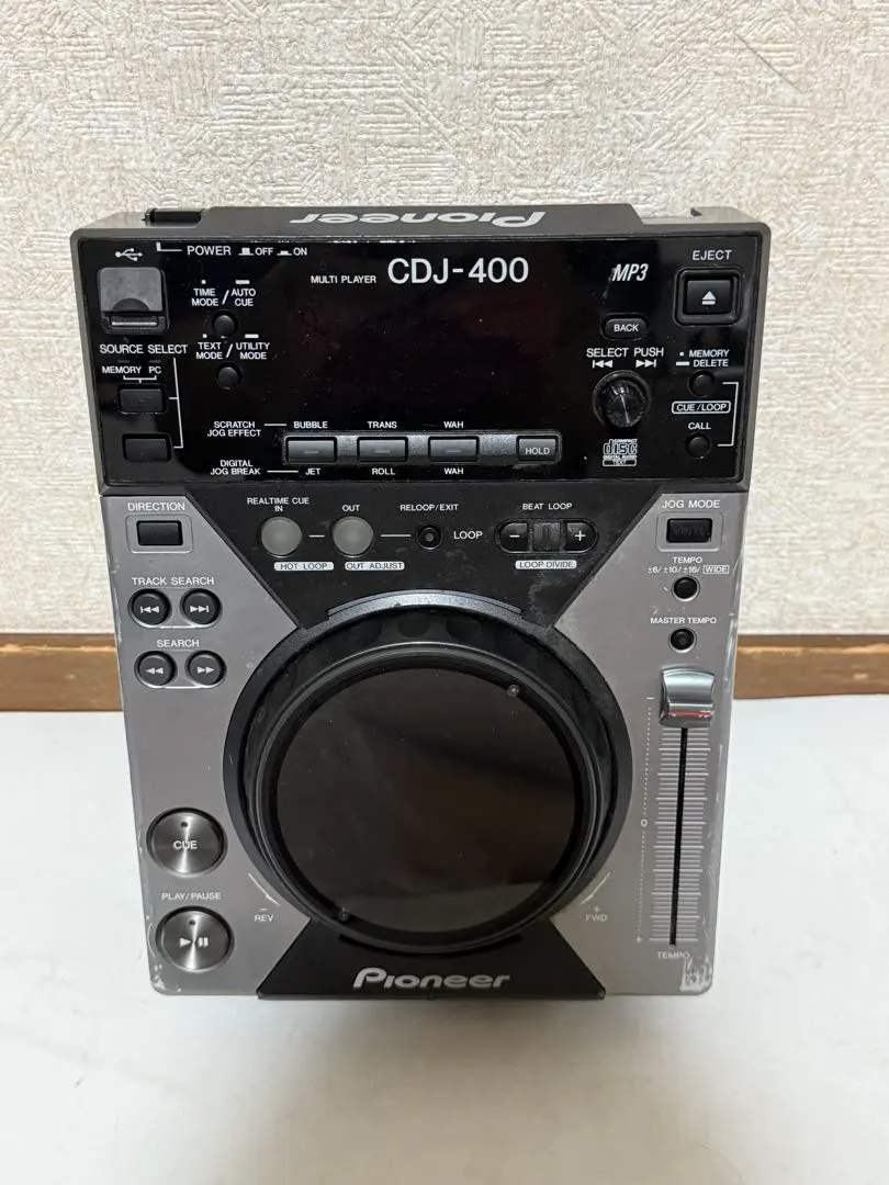 訳あり品 Pioneer CDJ-400 CD再生OK ノイズあり 訳あり品 Pioneer CDJ-400 CD再生OK ノイズあり 訳あり品