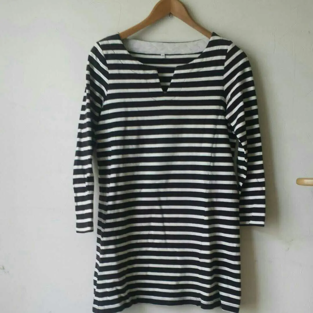 Thumbnail of Striped cut-and-sew shirt