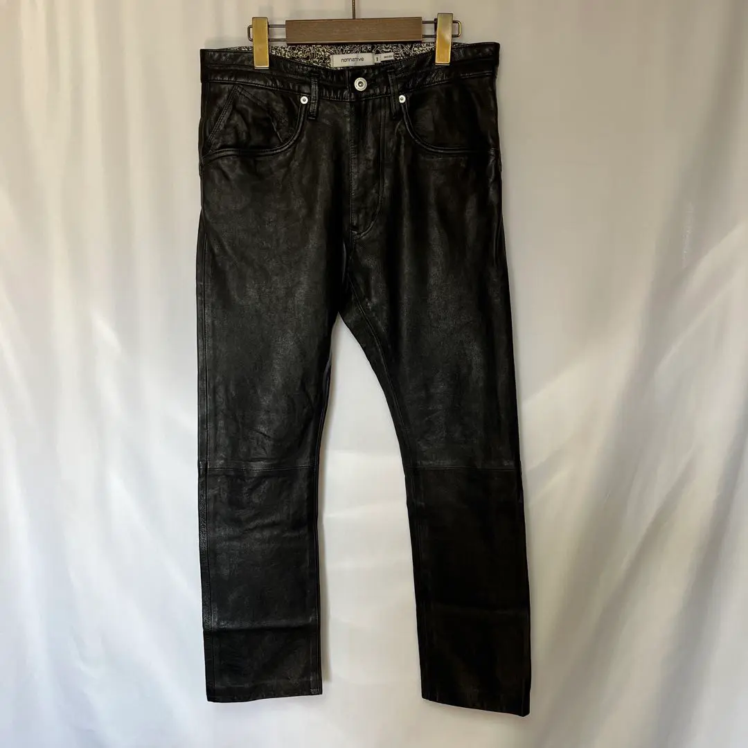 nonnative レザーパンツ　size 1 トレンド】履きやすく美しいnonnativeのレザーパンツ『DWELLER