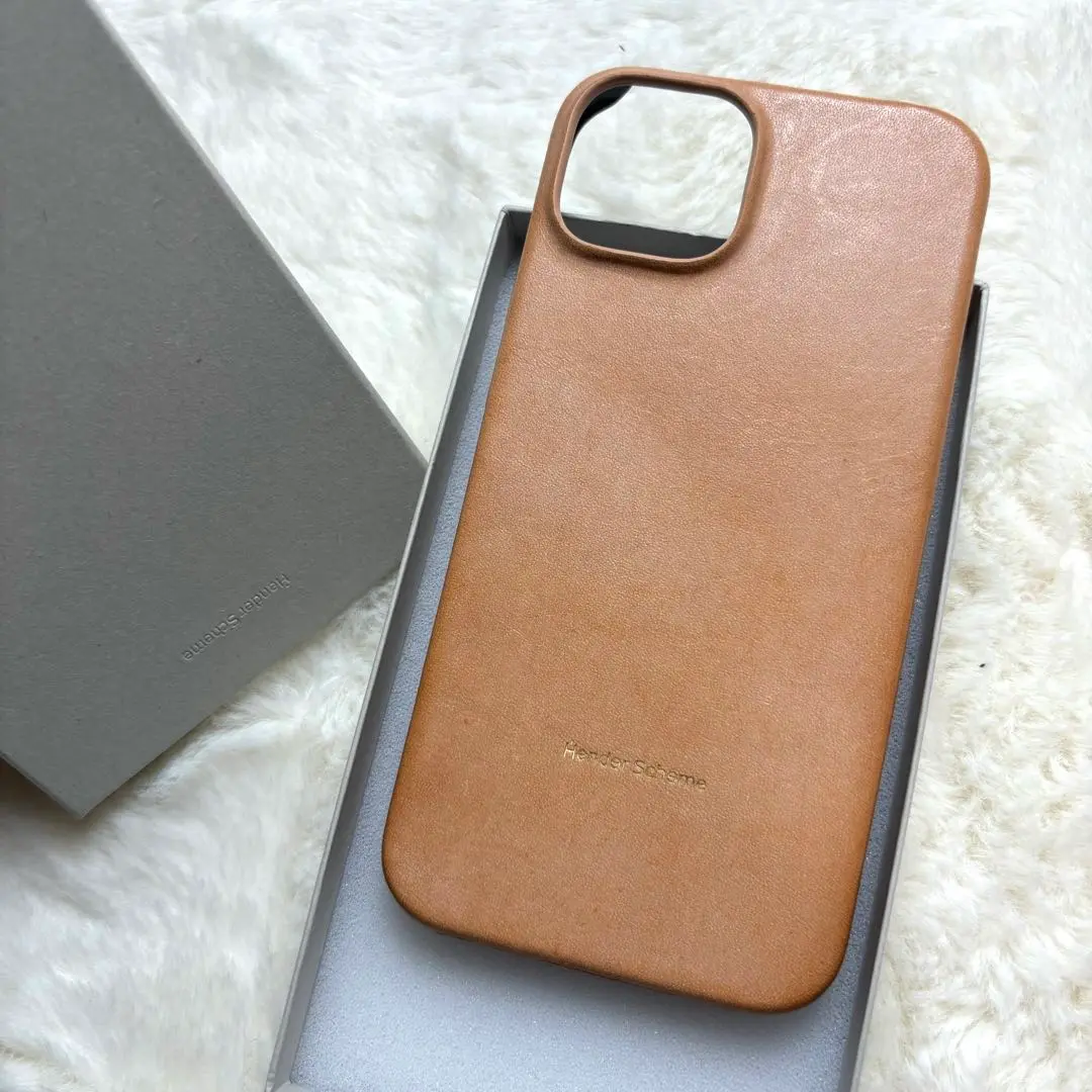 新品未使用 箱付き hender scheme スマホカバー ナチュラル