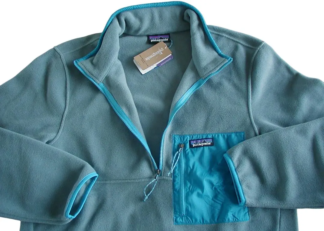 ■未使用■【新品M】パタゴニア M’s マイクロディニ・1/2ジップ・プルオーバー ■ Patagonia Sleet Green (STGN)■ patagonia パタゴニア PATAGONIA メンズ フリースジャケット