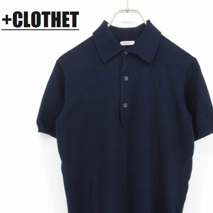 クロスクローゼット ＋CLOTHET 半袖ポロシャツ ネイビー 紺色 H&M ポロシャツ ドット柄 水玉 ネイビー 紺色 男の子 150 - メルカリ